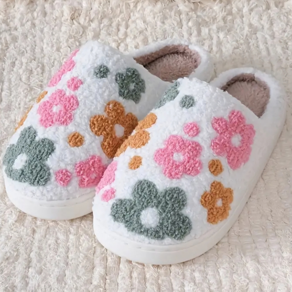 Thick Warm Comfortable Lamb Velvet Lining Cozy Nonslip slippers